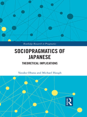 cover image of Sociopragmatics of Japanese
